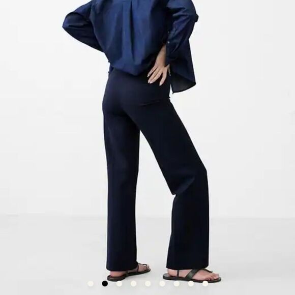 Banana Republic Straight Leg Ultra High Rise Ponte Pants Size Large NWT - Picture 2 of 4